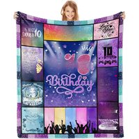Decorative Blankets for 10 Year Old Girls, Birthday Gifts blanket plaid throw blanket blankets for beds picnic blanket