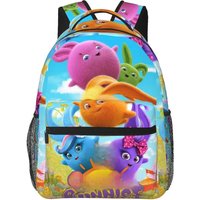 Sunny Bunnies Anime Cartoon Backpacks Boys Girls Bookbag Children School Bags Cartoon Kids Rucksack Shoulder Bag Large Capacity