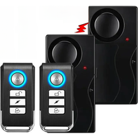 AliExpress NONE Wireless Vibration Alarm Door And Window Anti-Theft Alarm With Remote Control 110dB Motorcycle Bicycle Security Sensor System