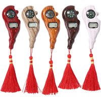 Handheld Electronic Counter Tasbeeh Finger Digital Bead Timer LCD Rosary Bead Register Tally Tassel for Muslim Prayer Meditation