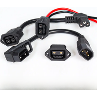 AliExpress DIVEDEER Electric Vehicle Charger Connector Adapter 2+6 E-bike Lithium Battery Charging Interface Replacement Plug Socket with Wire