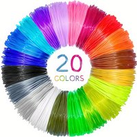 20 color 3D printing pen set DIY 3D printing pen handmade graffiti PLA filament drawing art handmade design
