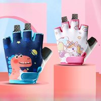 AliExpress GTUBIKE Half-Finger Kids Sport Bike Gloves - Non-Slip Fingerless Kids Cycling Climbing Gloves for Boys and Girls Age 2-12