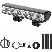 AliExpress cycle zone Bicycle Front Light 7 Modes Aluminum Alloy MTB Road Bike Head Light High Lightness Type-C Charging Headlight for Night Cycling