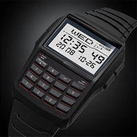 Retail! LED Electronic Watch Digital Sports Multifunction Calculator Watch Waterproof Watch Computer Style