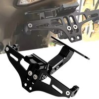 Motorcycle License Number Plate Holder LED Turn Signal Lights Accessories For Loncin Voge 200AC 300AC 300R 500DS 500R 650DS ER10