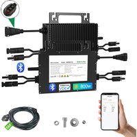 SUKFLOW Micro Inverter 800W EU Solar Micro Grid-tied Microinverter Balcony PV Inverter Dual MPPT VDE4105 With 5m Cablele