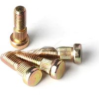AliExpress NONE 4Pcs M8 Platen Screws Tooth Knurled Rivet Screws Crimp Rivets Spline Screw Wheel Hub Stud for ATV UTV Kart Quad Bike Buggy Parts
