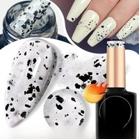 8ml Glitter Topcoat Seal Top Coat Flash No Wipe Top Coat Clear Gel Nude Diamond Matte Aurora Varnish Soak Off Flake Gel Nail Art