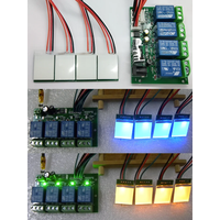 4 ways touch relay board 12V 24V four channels normal open normal close relay module