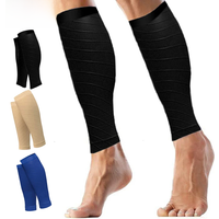 AliExpress XQQMXX 1Pair Sport Compression Calf Sleeves for Men & Women (20-30mmhg) - Footless Compression Socks for Shin Splints Running Cycling