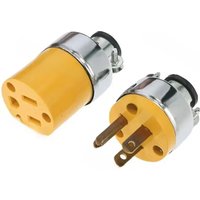 America NEMA L5-15P L5-15R US 15A Outdoor Extension Tripolar Wired Receptacle Male Female Anti-Loose Locked Plug Socket Type B