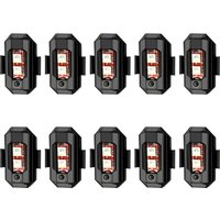 AliExpress 10pcs Motorcycle Led Mini Signal Light 7 Colors LED Drone Strobe Lamp For Car Bike Scooter Aircraft Flash Turn Signal Indicator