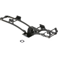 LCG Chassis Kit Carbon Fiber Frame Rail V2 Gearbox for 1/10 RC Rigs Crawler SCX10 Capra TRX4 Lower Center of Gravity DIY