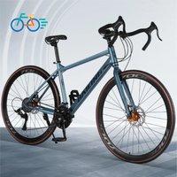 AliExpress FJ Road Bike 700c Adult Bike Male Female Style Racing High Carbon Steel Flexible Variable Speed Student Bike Mountain Bike 2025