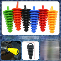Motorcycle Universal Wash Plug Exhaust Pipe Tailpipe PVC Exhaust Wash Plug Pipe Protector For Honda Kawasaki KTM Suzuki Yamaha