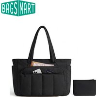 BAGSMART Tote Bags for Women 2 PCS with Cosmetic Pouch Shoulder Bag 20L Large Capacity Fits 15.6'' Laptop for Work Travel Gym