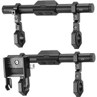 Cycling Handlebar Extension With Rechargeable Headlamp Phone Holder Waterproof Bicycle Handle Bar Extenders Bike Front Light
