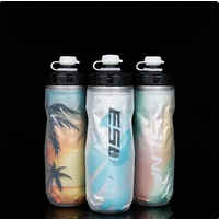 AliExpress NONE 610ML Cycling Keep Cold Water Bottle MTB Road bike Portable Cup Lightweight Outdoor Cycling Water bottle Bike Accessory