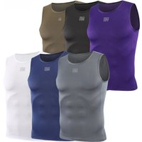 AliExpress KEMALOCE Cycling Base Layer Men Sleevess Breathable White&Black&Blue Mesh Sleevess Vest Quick Dry Summer Sports&Run Undershirts