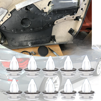 10Pcs For BMW 5 Series E60 E61 F07 F10 F11 2003 - 2016 Door Card Panel Fascia Lining Interior Trim Clips Rivets 525 530 540 i/d