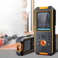 NOYAFA Handheld Wall Metal Detector Scanner With Positioning Hole Wooden AC Wires Metal Pipes Rebars Detecting Tool Wire Finder