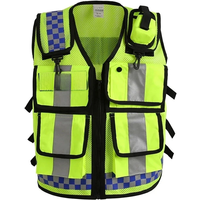 Work Clothing for Men Women Multi-Pocket Mesh Construction Traffic Working Vest Hi Vis Workwer
