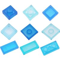 MARUMINE MOC Transparent Base Bricks Blocks Parts 3070 3068 3024 3023 3069 Classic Building Plate Tile Floor Board Accessories