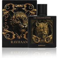 Rayhaan Tiger Cal Cologne Edition Extrait de Parfum Spray for Unisex – Bold Oriental Woody & Spicy Scent, Long-Lasting Intense Fragrance, Perfect Gift, 3.4 fl oz / 100 ml