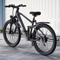 Aairsk Gt900 Elektrofahrrad mit Doppelfederung, 21 Gängen, 36V 13Ah Akku, 26"X1.95" Reifen, 40-60 km Reichweite pro Ladung, 25 km/h Geschwindigkeit, 250W Motor, E-Bike für Erwachsene