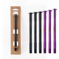 AliExpress NONE 12X100 15x110 12X142 12x148 12mm Thru Axle 12mm 15mm threaded through boost shaft For mtb dirt Road Bike Hub Fork Aluminum Rod