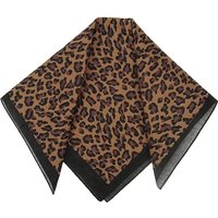 AliExpress Henny Rue Bohemian Vintage Leopard Print Unisex Cotton Square Scarf Outdoor Cycling