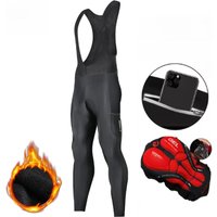 AliExpress X-TIGER Warm Men Cycling Bib Pants with Back Pocket 5D Gel Padded Bike Bib Pants Mountain Road Biking Riding Half Pants Tights