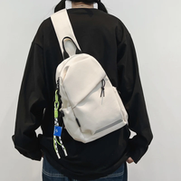 AliExpress NONE Crossbody Bag Men's Single Shoulder Small Backpack Chest Bag Women's Cycling Sports Mountain Climbing Boys Tablet Lightweight Mo