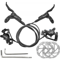 AliExpress Nutt NUTT Hydraulic Brake MTB Bike Discs Brakes Lever 160MM 180MM Rotor Magura Oil Front Rear Caliper Left Right For Bicycle Parts