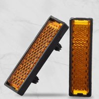 AliExpress NONE 4/10 Pcs/Set Bicycle Pedal Reflector Press On Bike Cycling Night Warning Reflect Light Reflector Waterproof Rainproof Decorating