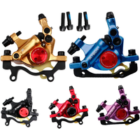 AliExpress HASSNS ZOOM HB100 MTB Hydraulic Brakes Set Bicycle Caliper Disc Brakes For Mountain Bike Pushes Caliper Piston Cycling With Rotor 160mm