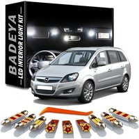 BADEYA 11Pcs Car Bulbs LED Interior Light Kit For Opel Zafira B 2005 2006 2007-2012 2013 2014 Canbus Map Trunk Reading Dome Lamp