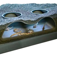 AliExpress NONE Multifunctional Aquarium Underground Tunnel Cave Curve Fish Tank Decoration Two Hole Fish Tank Decor Under Gravel Tunnel