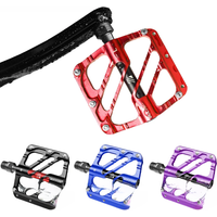 AliExpress NONE BUCKLOS Ultralight Bicycle Pedal 3 Sealed Bearing MTB Platform Pedals CNC Aluminum Alloy Folding Mountain Bike Pedal Bike Part