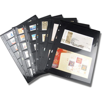 10/20PCS Stamps Lines Grid Transparent PVC Page of Stamp Album Loose-leaf Inners of Stamps Holders Not Including Cover PCCB