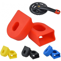 AliExpress 2pcs Rubber Bicycle Crankset Protectors Crank Cover Protector Cycling Mountain Road Bike Sleeve Pedal Crankset Protective Case
