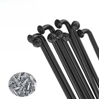 AliExpress NONE 36pcs Mountain / Road Bicycle Steel Spokes 14G/14K J bend 45#Steel Spokes black Color 133-300mm Bicycle spokes 