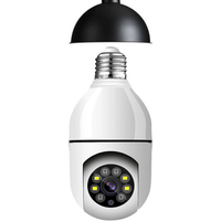 Wifi E27 Bulb Surveillance Camera 1MP Night Vision Automatic Human Tracking Digital Zoom Video smart home Security Monitor
