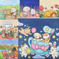 Animal Fairy Tale Coloring Book For Adults And Teens Featuring Cute Animal Life Stories Plush Friends Coloring Book