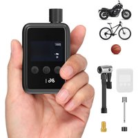 AliExpress NONE Mini Bicycle Pump, Electric Bicycle Pump with Digital LCD Pressure Gauge, Ultra Small 120 PSI Bicycle Air Pump, 500 mAh, Type-C