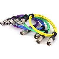 Audio Patch Cable -3 PIN XLR Male to XLR Female Colorful Cables - Balanced XLR Cord for Microphone 0.3M 1M 2M 3M 5M 8M 10M 15M