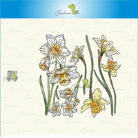 Daffodil Blooms Die Set metal cutting dies 2023 new diy molds Scrapbooking Paper Making die cuts crafts Printed Sheet