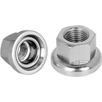 AliExpress DEEMOUNT Deemount Fixed Gear Hub Nut Front Rear Drum Axle Bushing M9 M10 3/8in 26tpi Dual Nuts Riveted Anti-skid Texture Firm Hold Cap