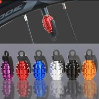 AliExpress NONE 4Pcs/Set 2025 New Universal Car Truck Motocycle Bicycle Wheel Tire Valve Cap Tyre Rim Stem Cover Grenade Design Car Accessories